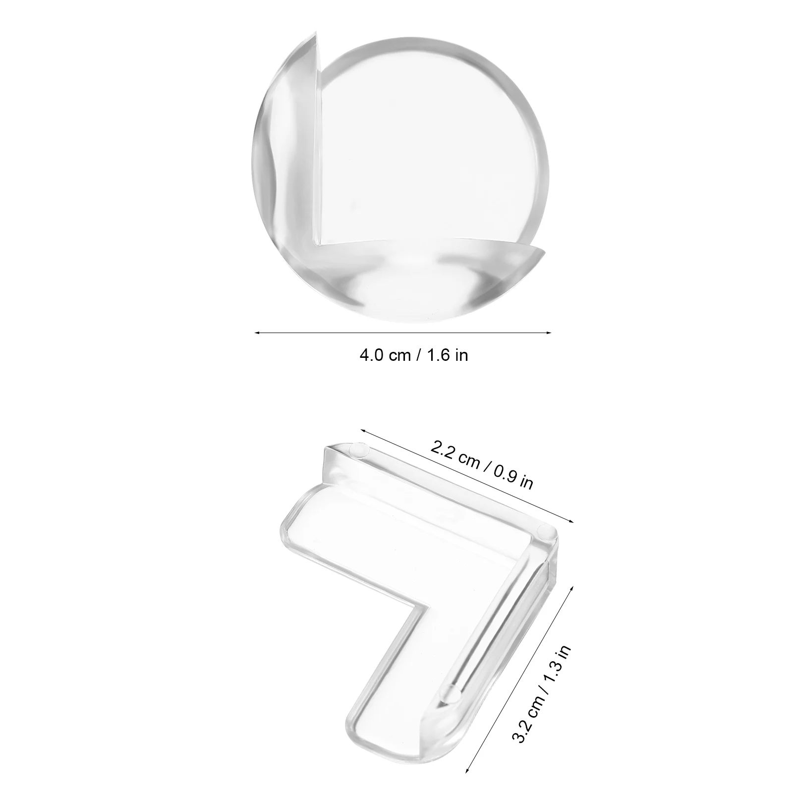 

20 pcs Protectors For Transparent Edge Bumpers Table niture Guards Toddler Cushion Support Clear Corner Bumpers