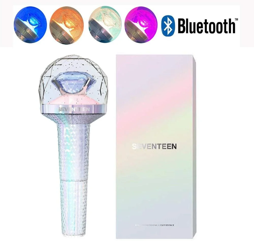 Kpop concerto luz vara para fãs, Ver.2, Bluetooth, Lightstick, lâmpada de mão, brilho, coleção brinquedos, presentes