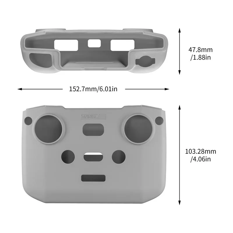 DJI N1 Controle Remoto Caso Proteção Silicone Macio Para DJI MINI 3/2/AR 2S / Mavic 3 Controlador Shell Drone acessórios