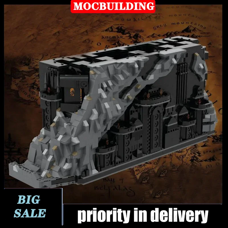 

UCS Series Middle Earth Base Fortress Model Building Block MOC Set Architecture Collection Series Toy Gifts