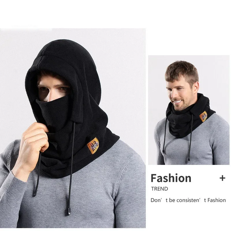 

Winter Motorcycle Windproof Hat Cycling Mask Integrated Set For Bicycles Motorcycles Thermal Hats Thickened Thermal