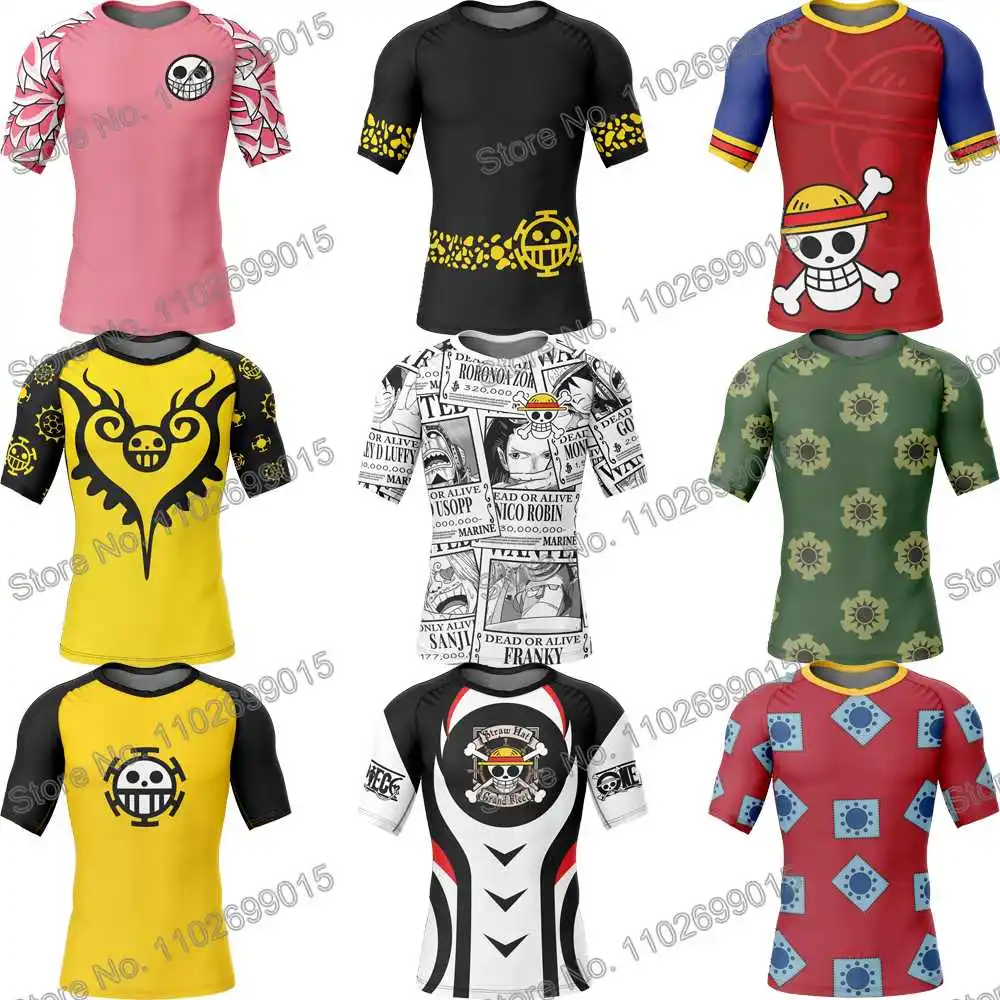 One Piece Surfing Clothing Swimsuit Men Rash Guard Short Sleeve UV Protection Diving Swimwear Summer UPF 50+ Beach Tights Surf