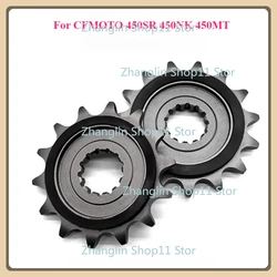 13T/14T/15T For CFMOTO 450SR 450NK 450MT Small Silent Durable Motorcycle Front Sprocket Chain Wheel Front Fly Wheel Pinion 1pc
