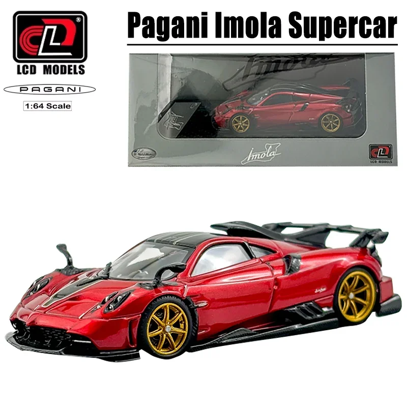 LCD 1/64 Pagani Imola Supercar Alloy Toy Motor Vehicle Diecast Metal Model Gifts