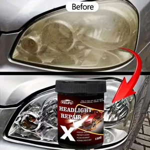 Car Headlight Restoration Polishing Kits Headlamp Repair Kits Car Light Polisher Cleaning Paste Car Paint Care Refurbish Agent