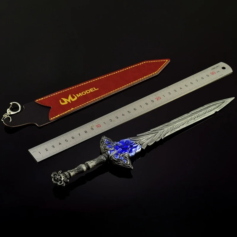 11.86in Eldenn Lazuli Glintstone zwaard Wapens Model Schede Editie Game Perifere Katana Collectible Ornamenten Jongen Speelgoed Geschenken