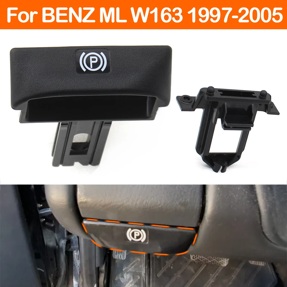 LHD RHD Car Hand Brake Parking Switch Lever Release Handle For Mercedes BENZ ML Class W163 1997-2005 1634270020 ML320 ML500