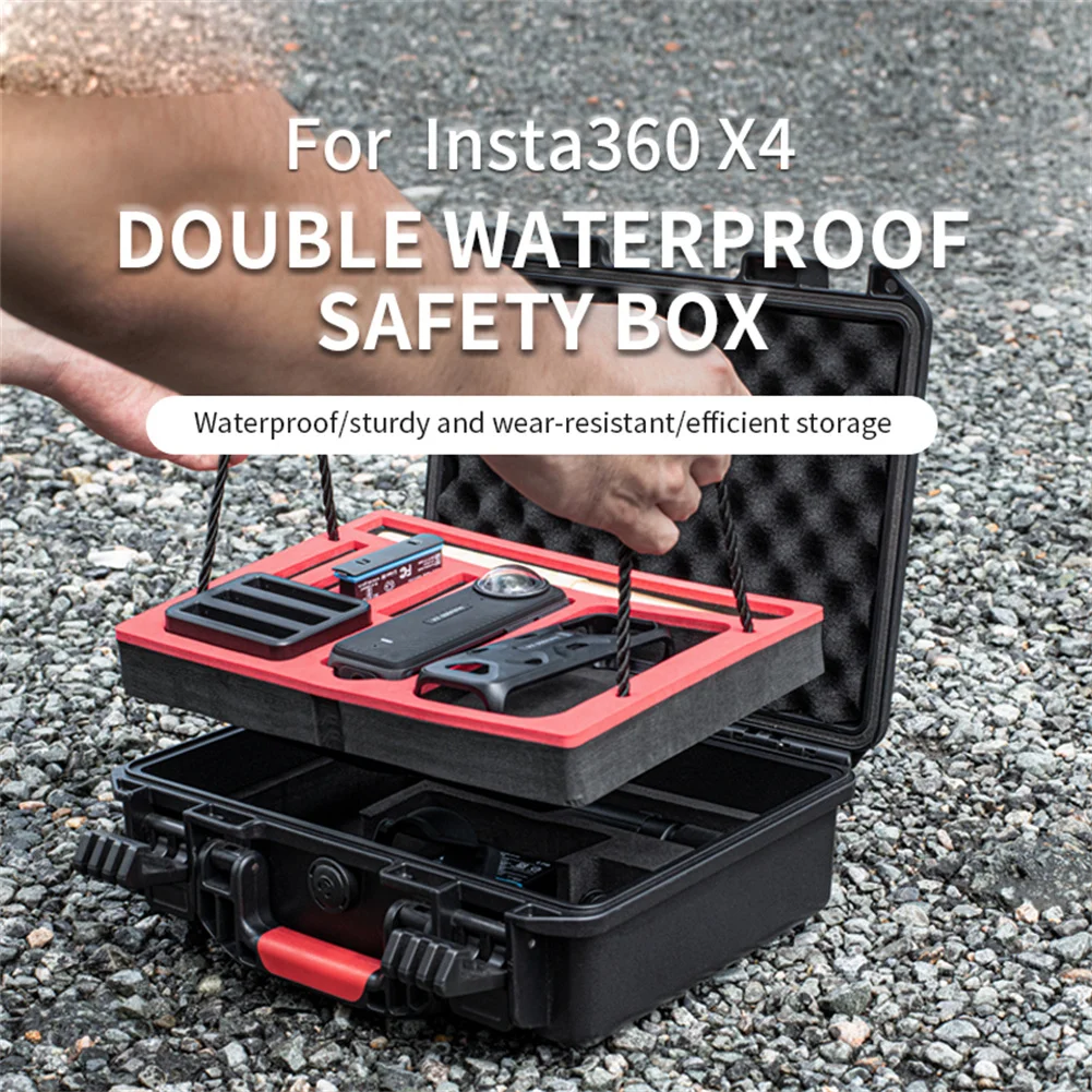 

Portable Storage Bag For Camera For 360 X4 Protective Case IP67 Waterproof Dustproof Camera Box Accessories