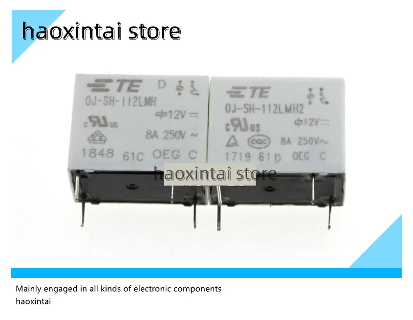 10pcs  OJ-SH-112LMH  RELAY 12V 4 PIN NORMALLY OPEN 8A250V HIGH SENSITIVITY