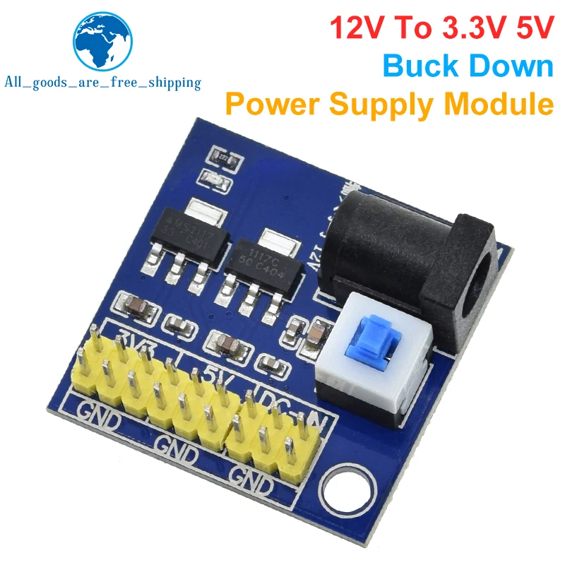 DC-DC 12V To 3.3V 5V Buck Step down Power Supply Module For Arduino TZT