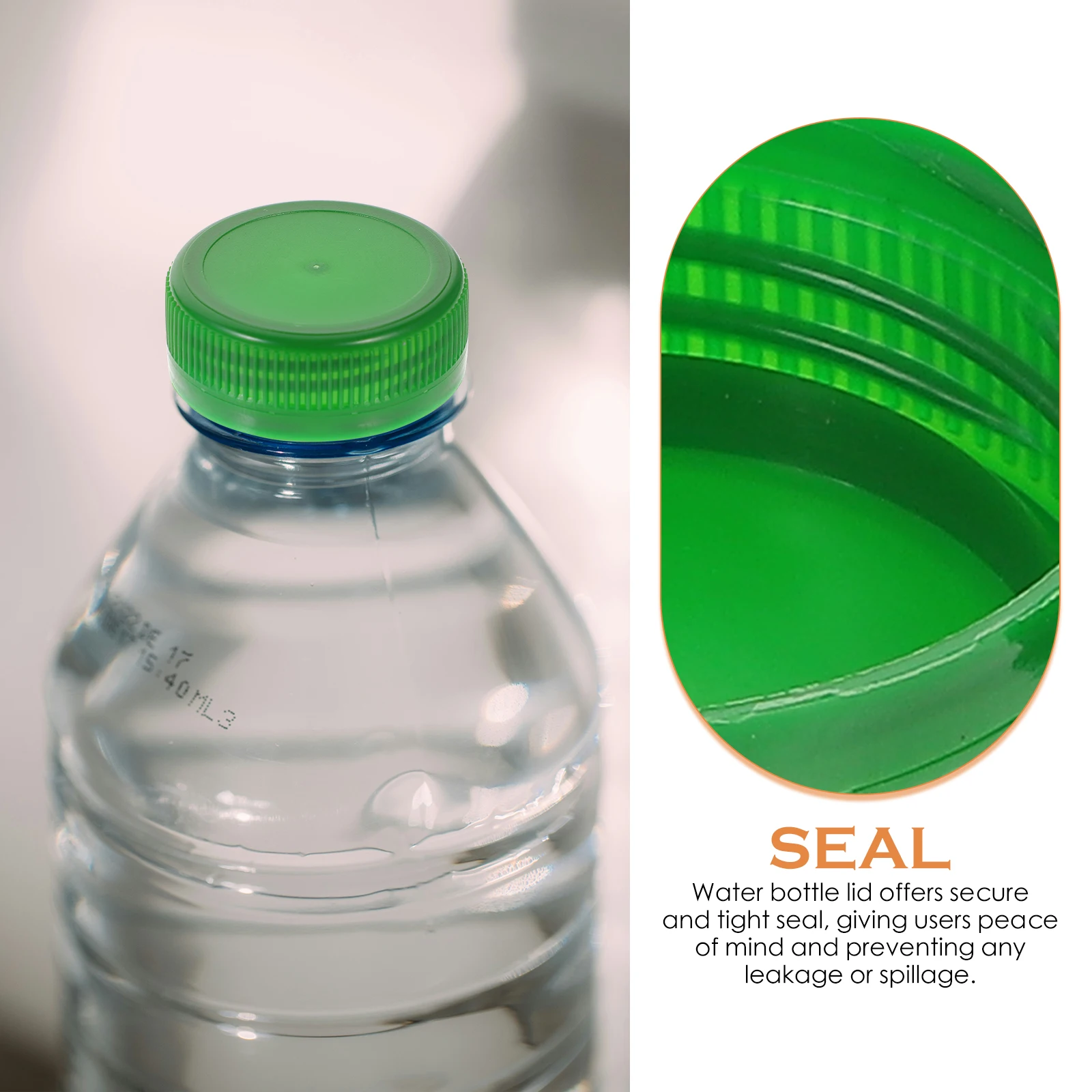 100pcs DIY น้ําหมวกพลาสติกหมวกหัตถกรรมขวดพลาสติกสีฝาปิดแบบใช้ซ้ําได้สําหรับเด็ก Montessori ฝาขวดของเล่น