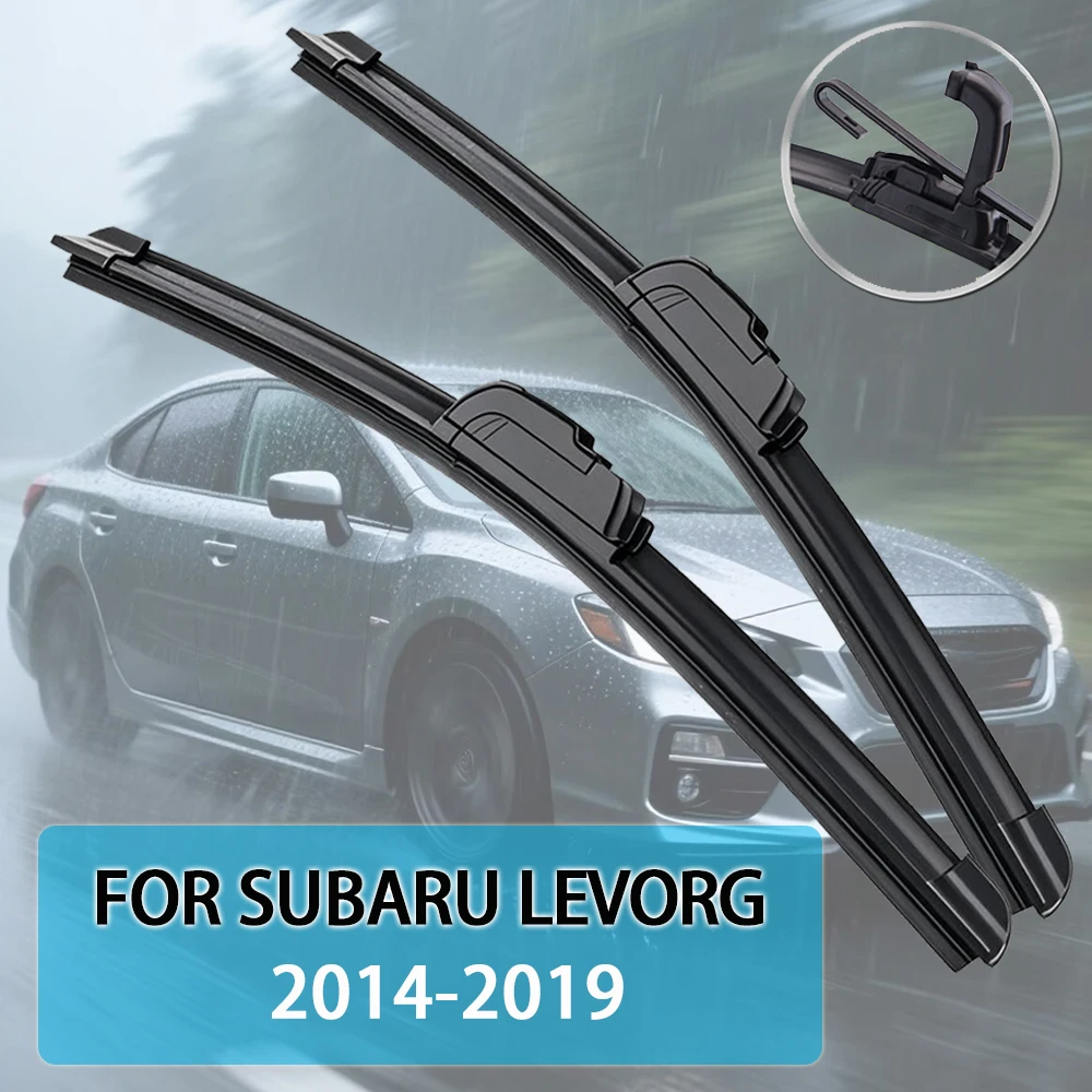Escobilla limpiaparabrisas de coche para Subaru Levorg (V1 VN) 2014-2025, repuesto de goma para parabrisas, limpiaparabrisas delantero, accesorios para automóvil