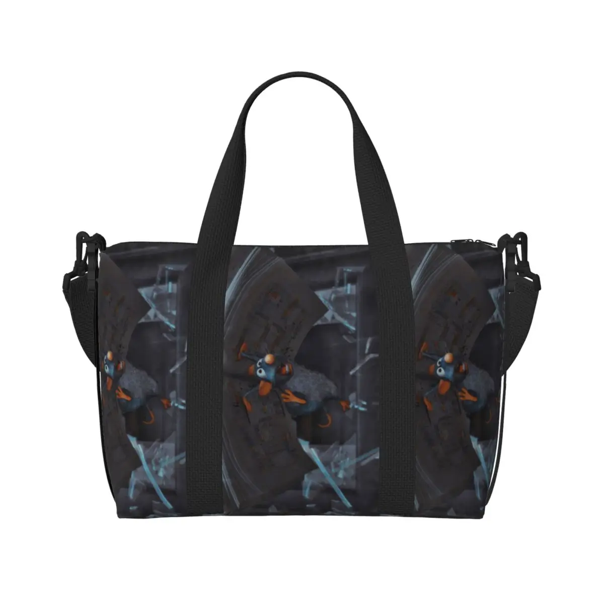 Custom Ratatouille Wallpaper Beach Tote Bag for Women Big Compartment Beach Gym Travel Bags