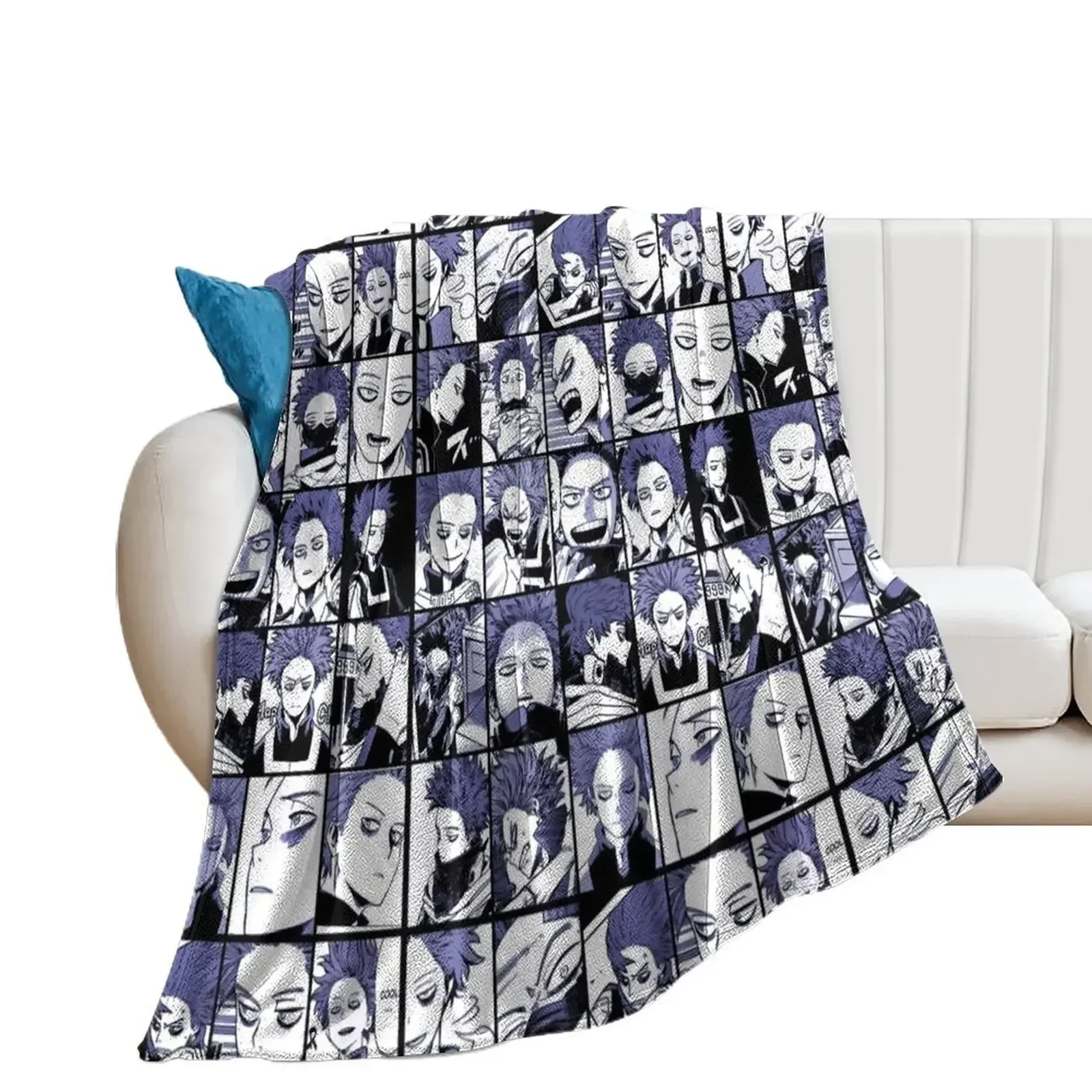 Shinso Collage color version Throw Blanket Decoratives Designers Multi-Purpose Luxury Brand Blankets