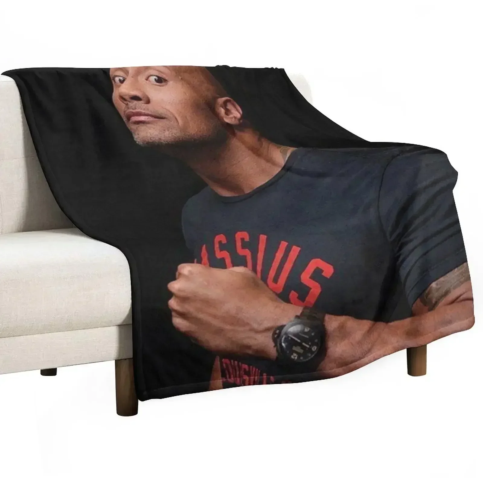 

Dwayne Johnson Throw Blanket Beautifuls Polar Blankets