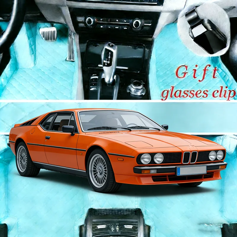 

Custom For BMW M1 E26 Supercar 2008 Waterproof Car Floor Mats Waterproof Car Accessories Carpets Covers Left /Right Hand Drive