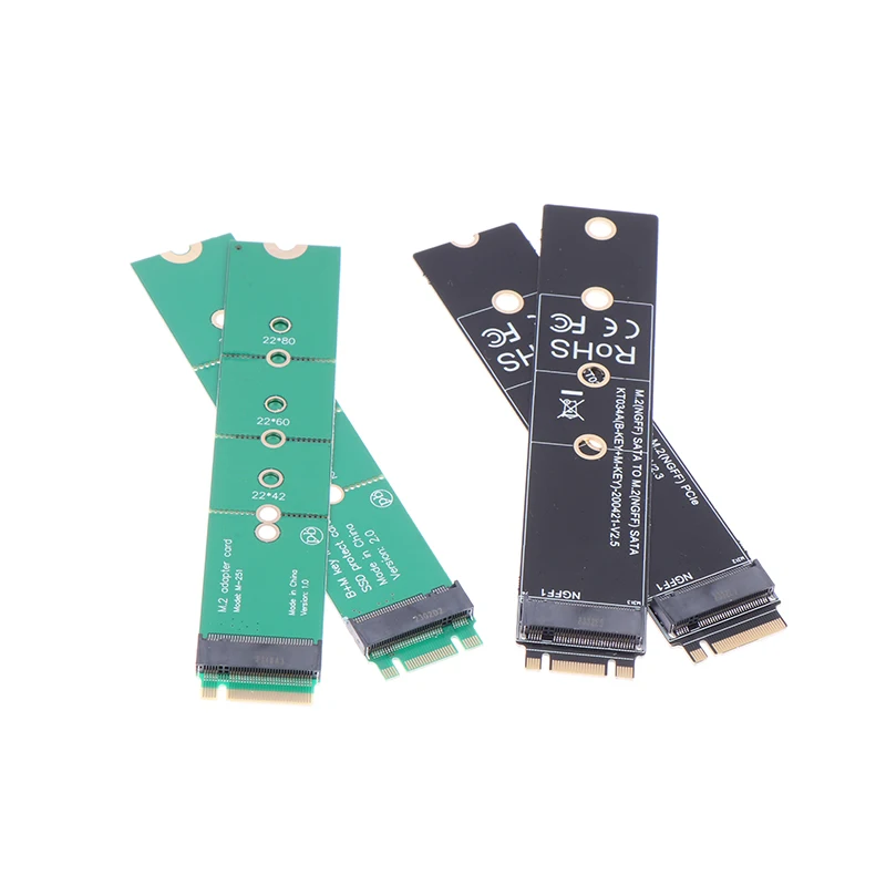 M.2 SATA/NVME PCI-E Protocol SSD Adapter Board Expansion Card B KEY/M KEY Interface Extension Card Gold Finger Test Protect Card