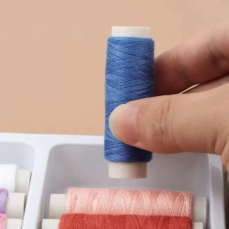 24 Farben Nähgarn, nicht leicht zu reißen, Handnähgarn, Basteln, Patch, Lenkrad, Nähzubehör, Heim-Set – Detail 3