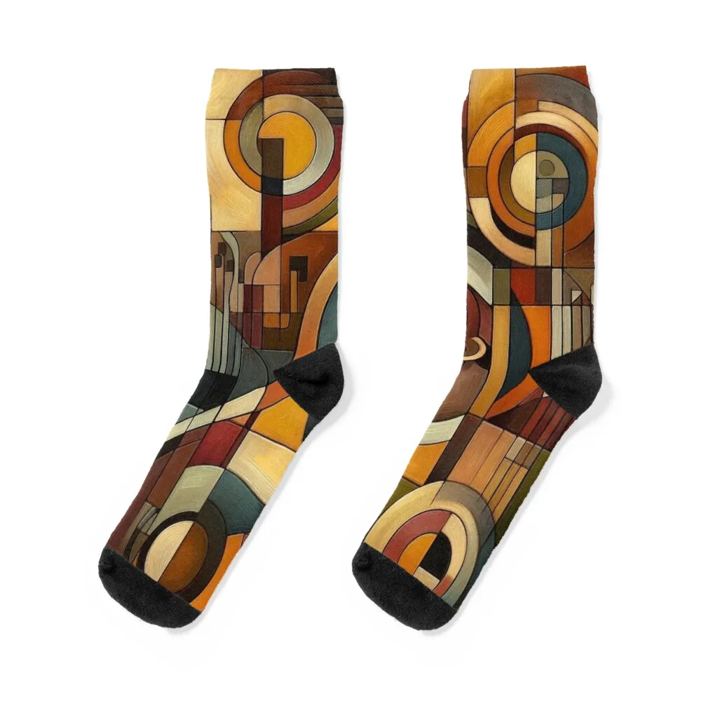 

Beautiful Music - Bauhaus Modern Contemporary, Warm Colors Socks Lots aesthetic Novelties custom Girl'S Socks Men's