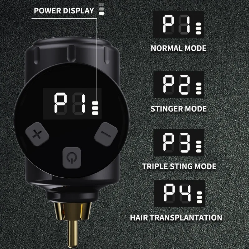 RCA Connector Tattoo Power Current Meter Point Piercing and Piercing Fog Brow Tattoo Body Cover To Power Tattoo Auxiliary Tool