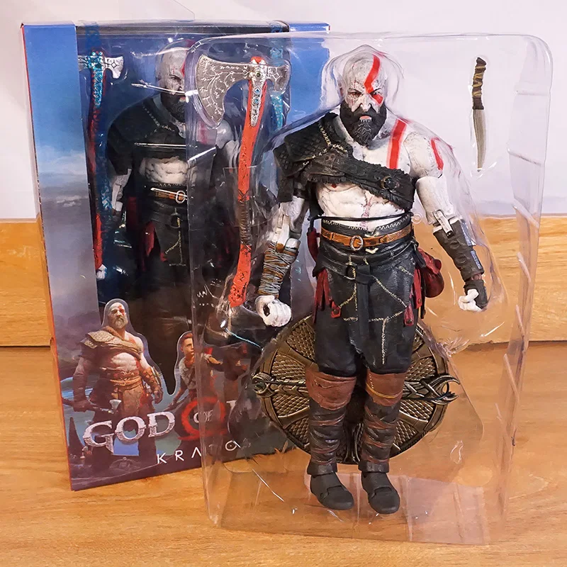 NECA PS4 Kratos God of War 4 Action Figure Classic Game Ghost of Sparta Exclusive Movie Film Collectable Model Toys Doll Gifts