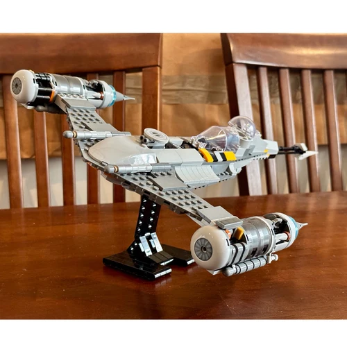 MOC Star Plans N1 Starfighter 75325 디스플레이 스탠드 모델 빌딩 블록, DIY 전시, 벽돌 조립, 어린이 장난감, 크리스마스 선물 