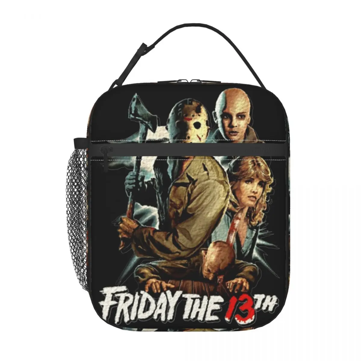 Jason Voorhees Friday 13th Insulated Lunch Bag Horror Movie 2024 Storage Food Box Portable Thermal Cooler Bento Box School