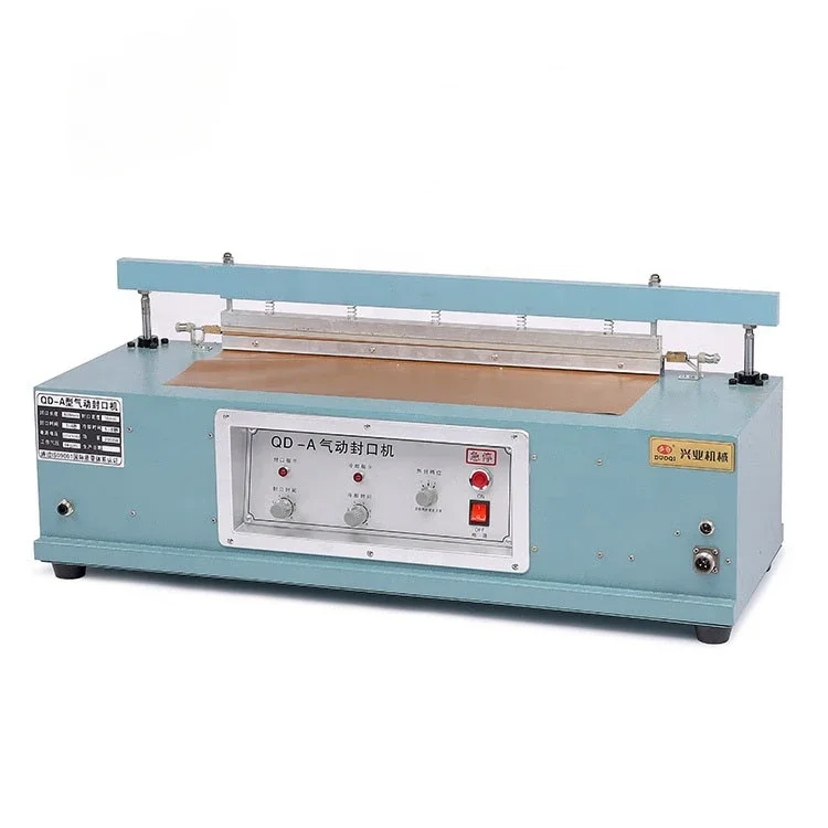 

New arrival New ArrivalDUOQI QD-A600 Aluminum Body Pneumatic Table Sealing Machine For Commodity Industry
