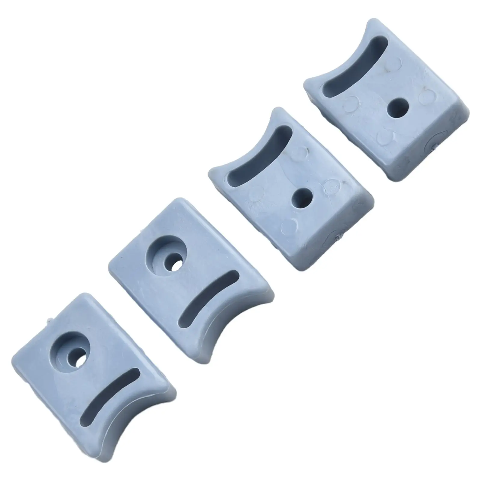 With Screws Door Stops Replacement 4pcs Bathroom Accessories Buffer Block Bumpers Plastic Shower Room High Quality