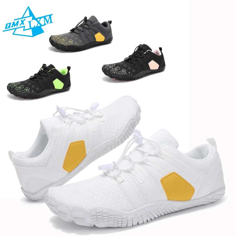 LiXingMing New Water Sports Shoes Men Couple Stream Ultra-Light Swimming Beach Barefoot Wading Sports Shoes Multi-Color 36-46#