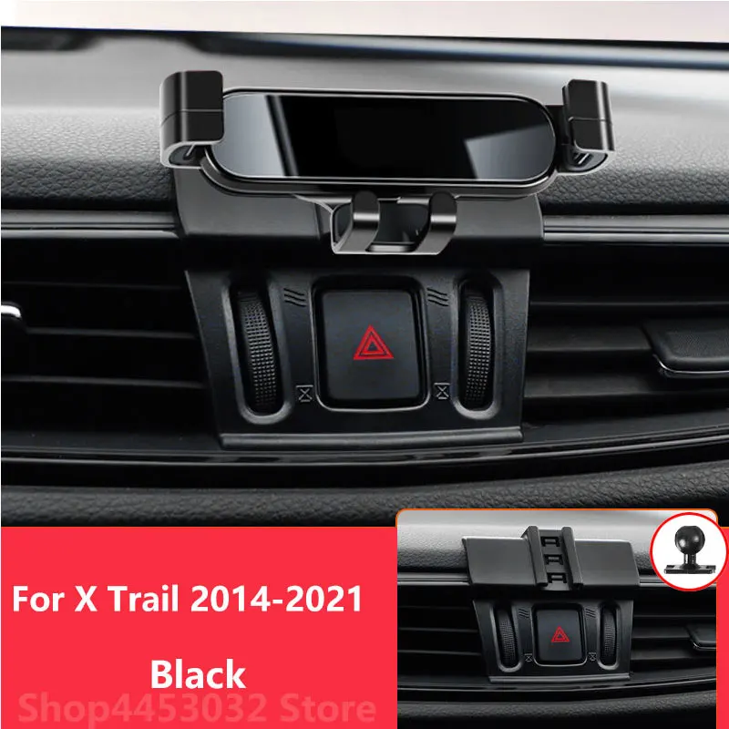 Car Phone Holder Mounts For Nissan X Trail T32 2014-2021 Gravity Bracket GPS Support With A Sturdy Base Accessories