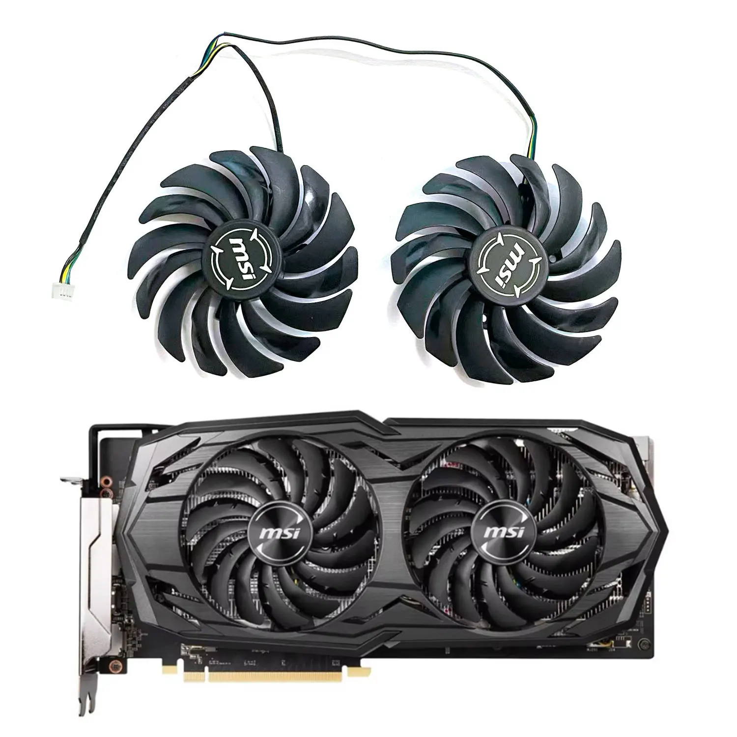 95mm 4pin DC 12V 0.4A PLD10010S12HH PLD10010B12HH RX5600XT GPU Cooler for MSI Radeon RX 5600 XT GAMING MX Graphics Cooling Fan