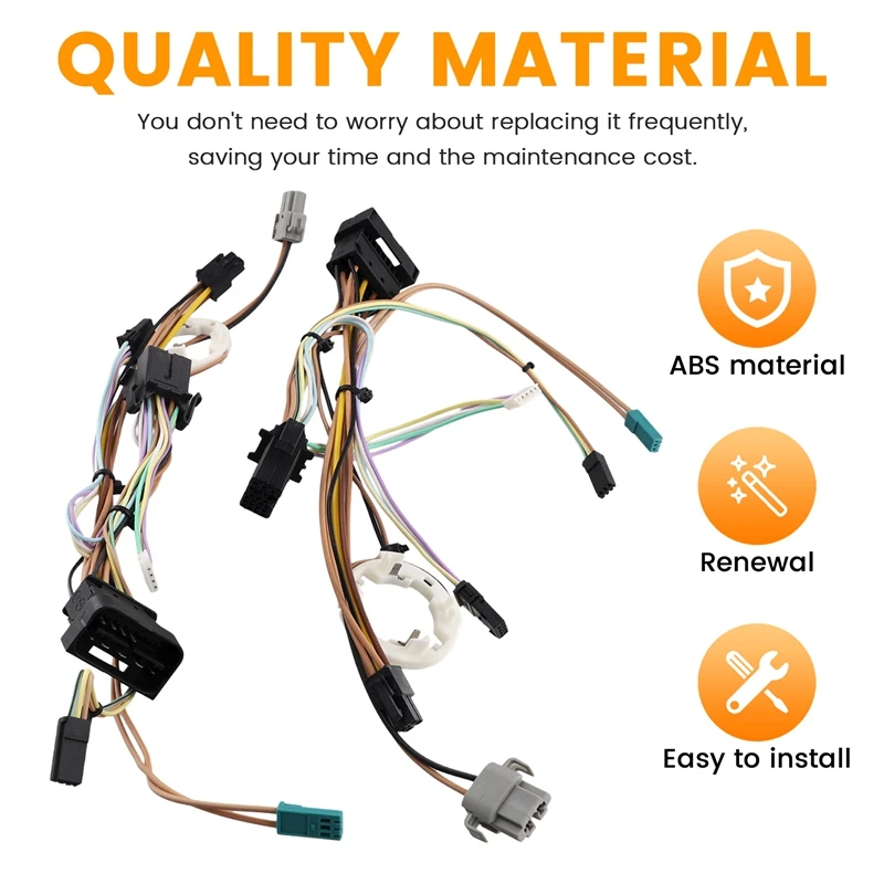 For BMW X5 E70 2007-2013 Car Front Left & Right Headlight Wiring Harness Internal Cable With AFS