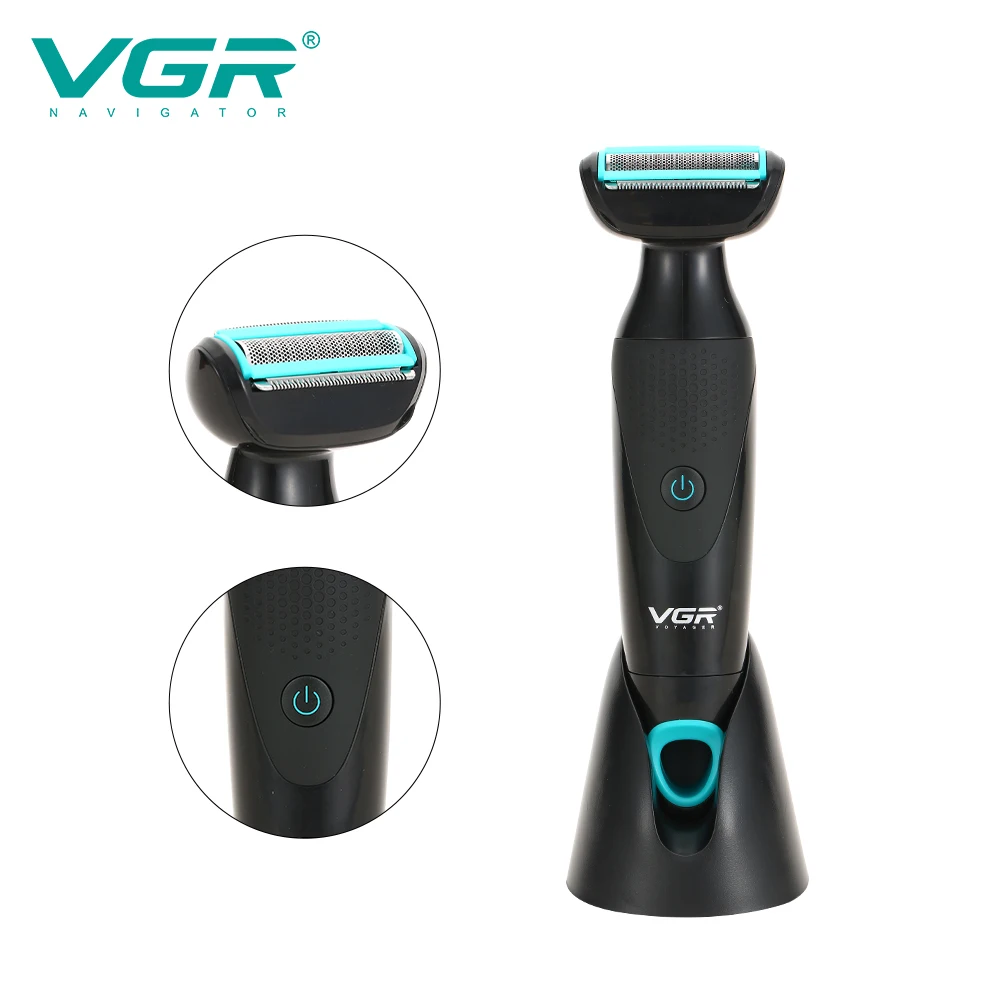 VGR new retro men's multi-functional 2-in-1 Shaver IPX4 Wash Nose Hair shaver
