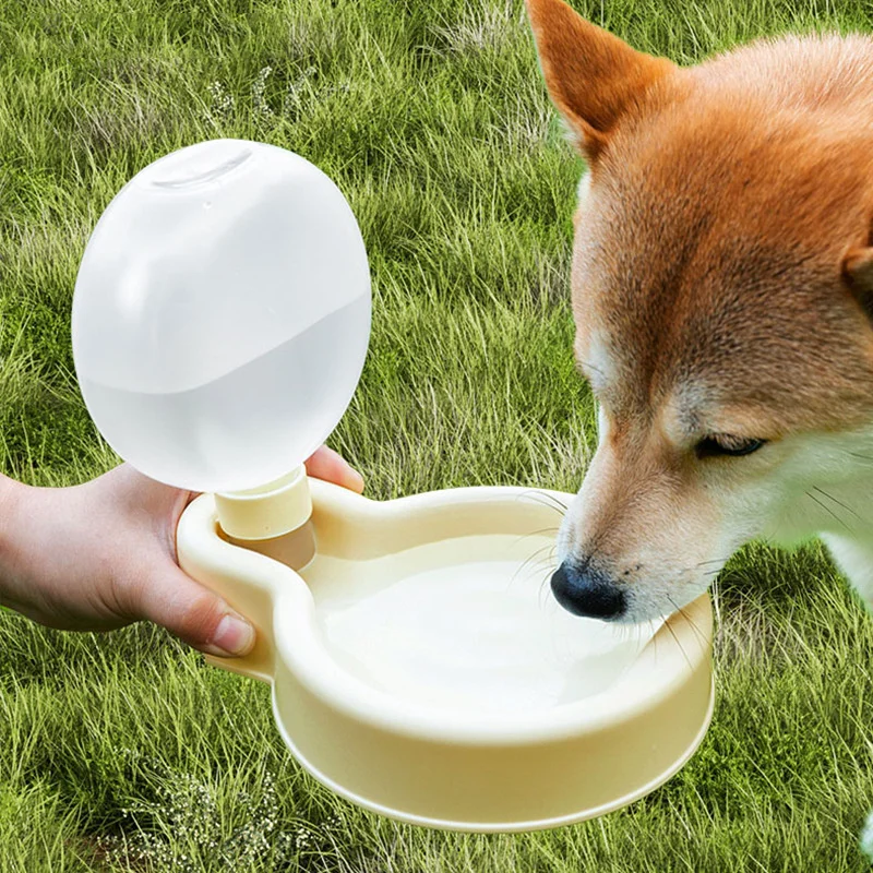 Pet Accompanying Cup Yurt Dog Going Out Drinking Pot Portable Drinking Water Supplies Teddy Puppy Water Cup