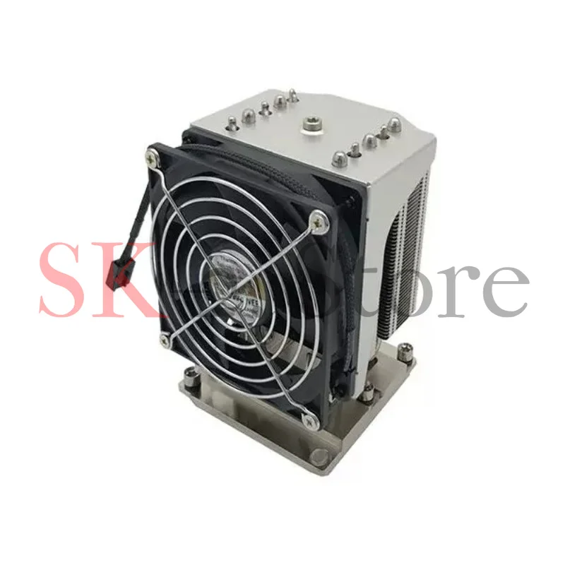 Equipped with 5 Heat Pipe Server CPU Coolers, 9025MM Silent Cooling Fan, 4U Active Server Heat Sink 3647 Square