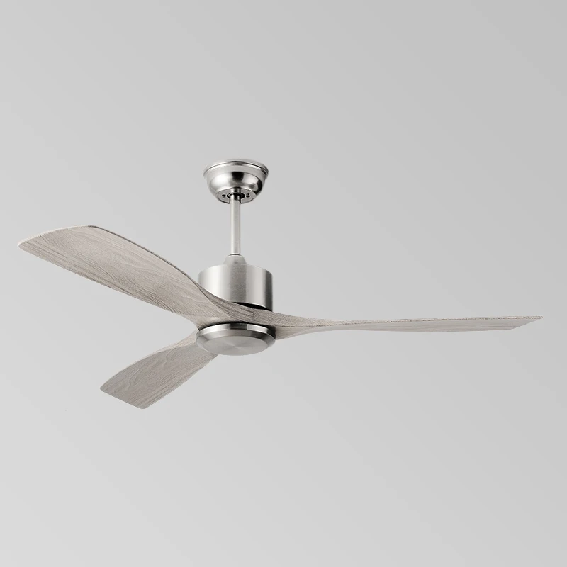 

52 Plastic Ceiling Fan Copper Wire Motor with Light Emitting Diode Light and Remote Switch ABS Fan Light