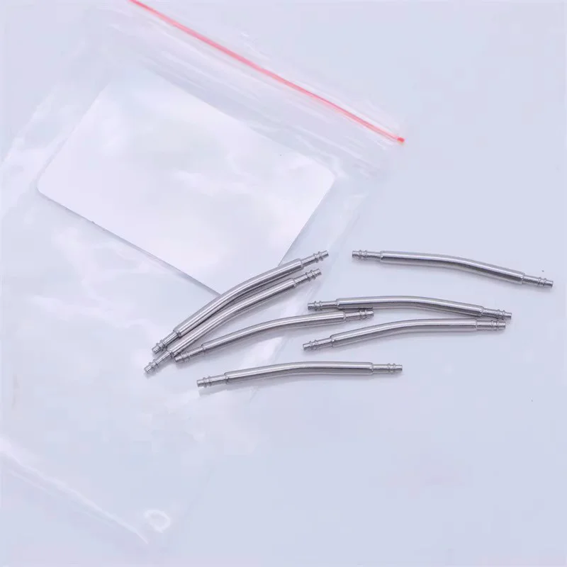 1.5mm Stainless Steel Curved Watch Strap Link Bars Watch Bracelet Watch Band Repair Parts Curved Ear Stem