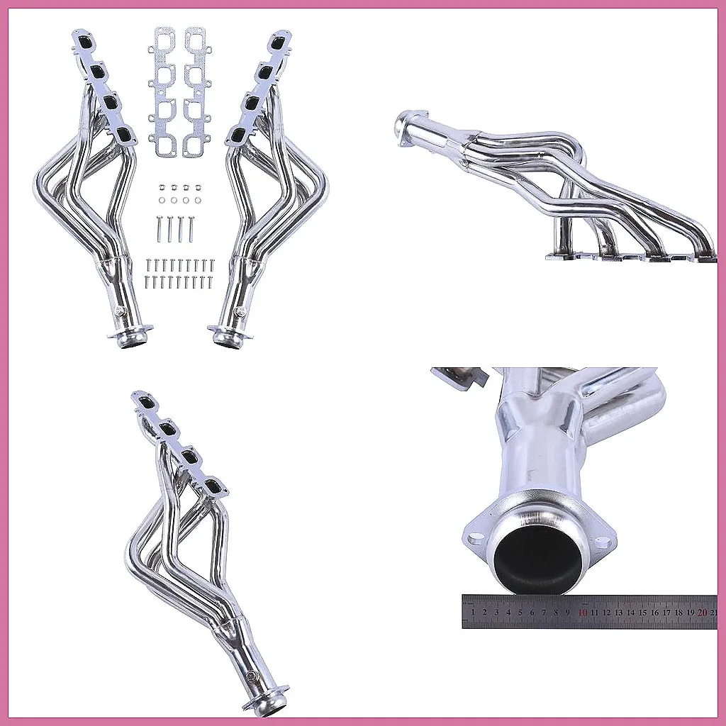 

Exhaust Header Kit for 2009-2018 Dodge Ram 1500 5.7L HEMI V8, T304 Stainless Steel Long Tube Manifold
