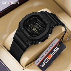 SANDA Boys Girls Digital Watch Women LED Sports Watch For Women Wrist Watch Ladies Waterproof Electronic Watch Children Gift