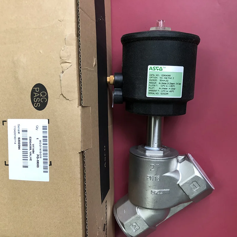 Original And Genuine American ASCO Pneumatic Angle Seat Valve E290A068 False One Penalty Ten