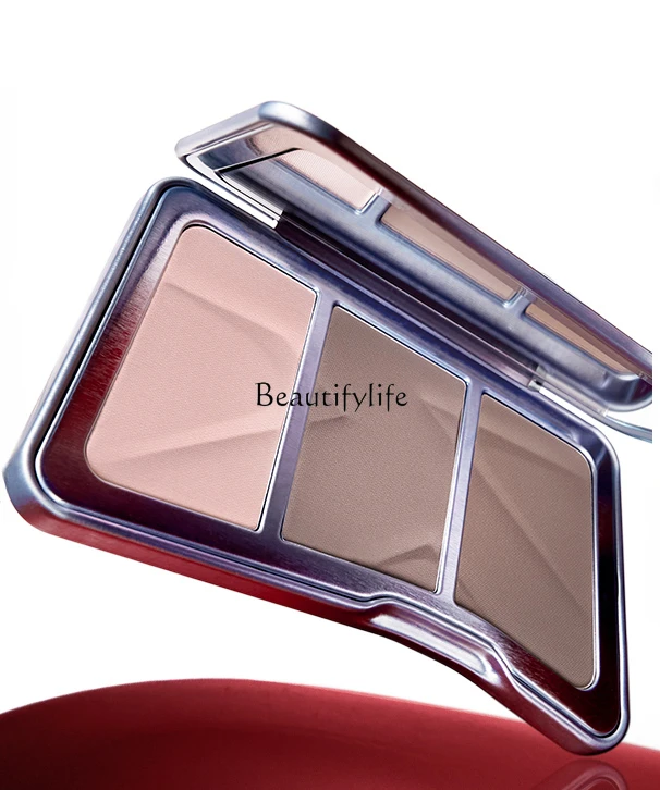 Three-Color Repair Highlight Nose Shadow Makeup Palette Brighten Novice Matte Contour Compact