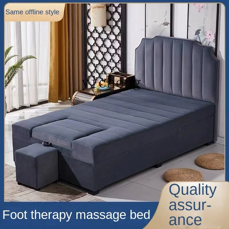 XL Pedicure Sofa Electric Ear Cleaning Bed Foot Bath Foot Massage Massage Couch Integrated Bed