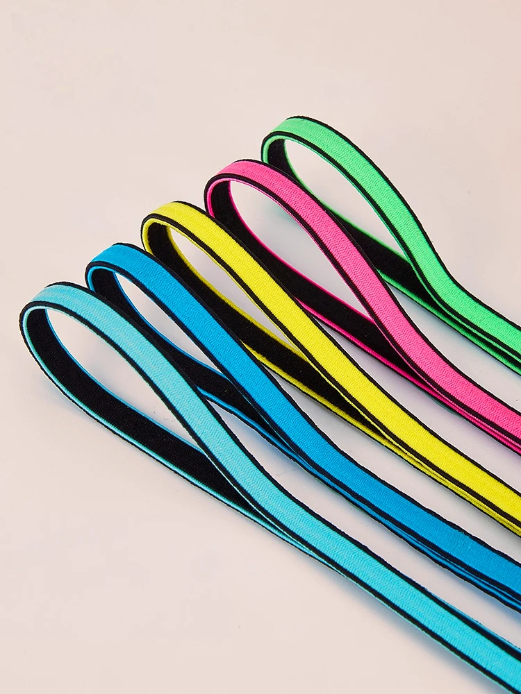 คลิปแม่เหล็กหัวเข็มขัดแบน Gradient รองเท้าผ้าใบแฟชั่น Slip-On Laces ผู้ชาย Lazy Shoelaces สีดำยางสีขาว