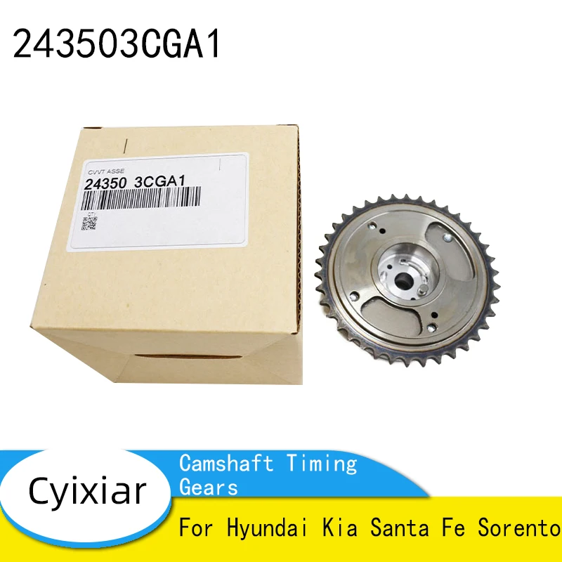 Intake CVVT Camshaft Timing Gears For Hyundai Kia Santa Fe Sorento 243503CGA1 24350-3CGA1