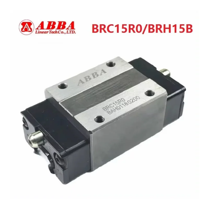 4pcs Taiwan ABBA carriage BRC15RO BRH15B Linear narrow Block Linear Guide Bearing BRC15R0 for CNC Router Laser Machine