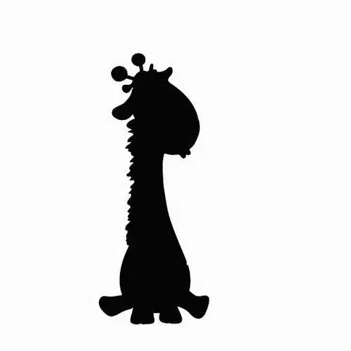 Car Stickers Cute Animals Giraffe Fashion Car-Styling Decals Motorcycle PVC wide 15cm