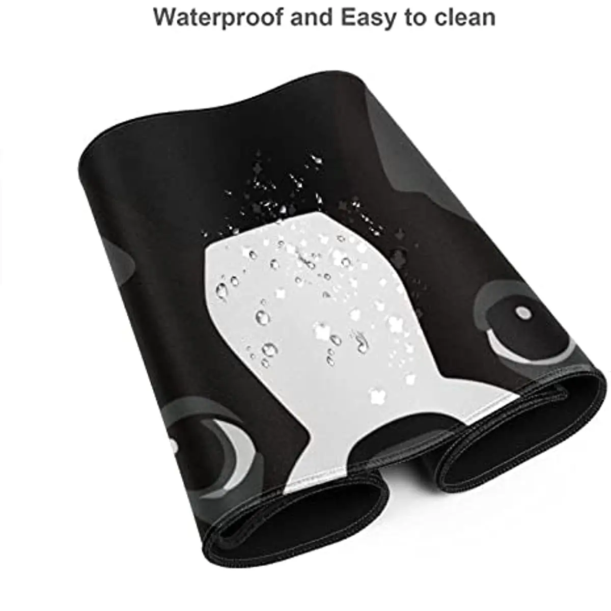 مضحك بوسطن الترير XL كبير ماوس الوسادة للمكتب عدم الانزلاق طويلة تمديد لوحة المفاتيح منصات ماوس المطاط الجدول حصيرة 31.5X11.8Inch