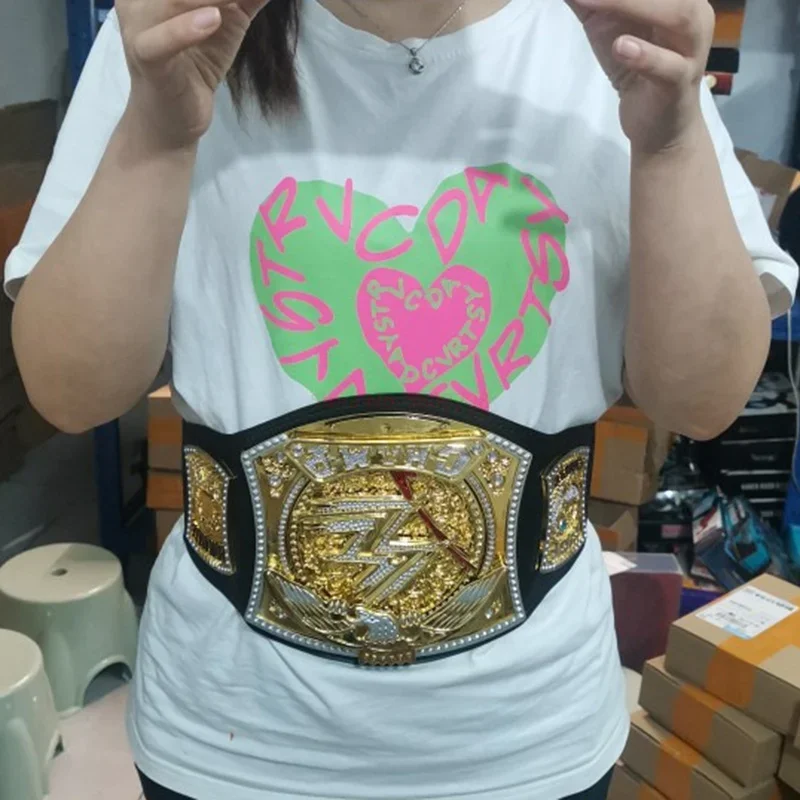 95cm Wrestler Championship Gold Belt Action Figure personaggi occupazione Wrestling Gladiators Belt Anime Figure Toys Boy Gifts