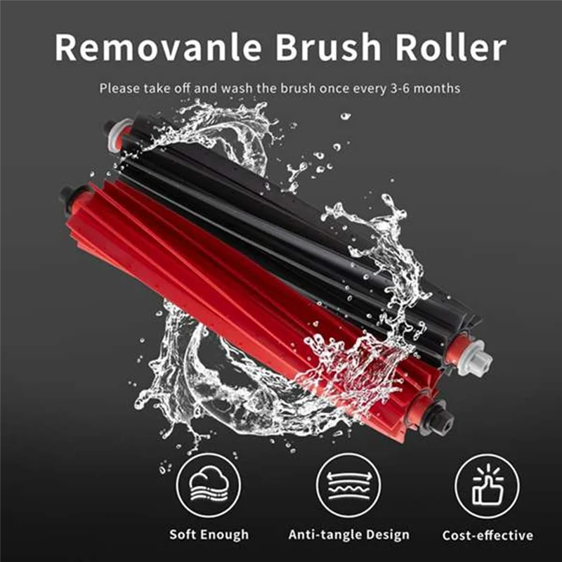 الترويج! فرشاة رئيسية لـ Roborock S8 Maxv Ultra G20S V20 P10S Pro P10S Pro Plus قطع غيار فرش قابلة للفصل ملحقات الأسطوانة
